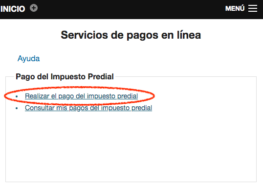 como pagar el predial con mendez vende 1